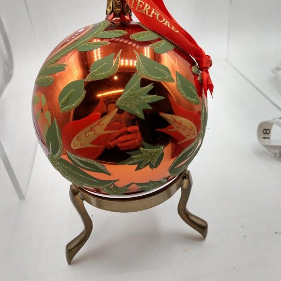 Waterford Holiday Heirlooms Irish Harvest Ball Ornament Made in Romania W/Box - Picture 2 of 13